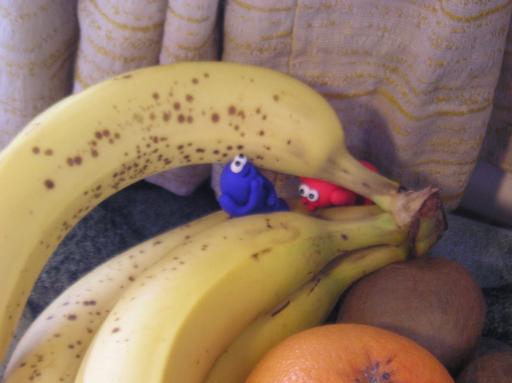 Alice traped by a bannana