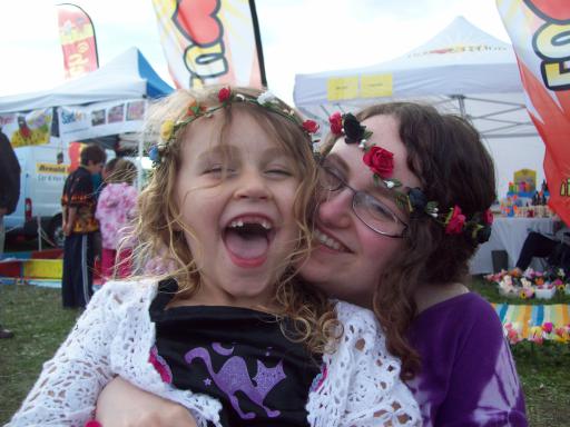 Festival Fun for Jean and Mum