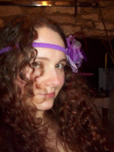 I haz flower in my hair