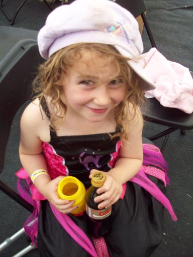 The cheekiest Festival Goer