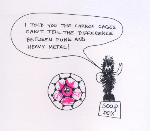 Punk inside a carbon cage